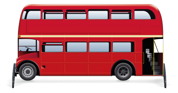 Skinny Fillers > London Bus Filler > Red Bus
